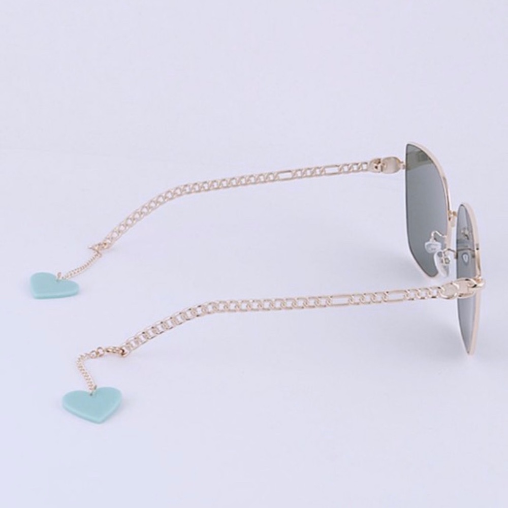 SWING HEART 💙🧡💛💚🤍 SUNGLASSES - Picture 3 of 4